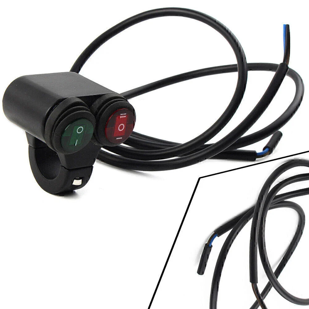 7/8'' 12V Motorcycle Handlebar Headlight Fog Spot Light Switch (All Years)