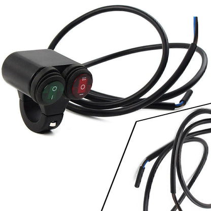 7/8'' 12V Motorcycle Handlebar Headlight Fog Spot Light Switch (All Years)