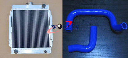 3 Row Aluminum Radiator & Silicone Hose for Datsun 1200 (1970-1972)