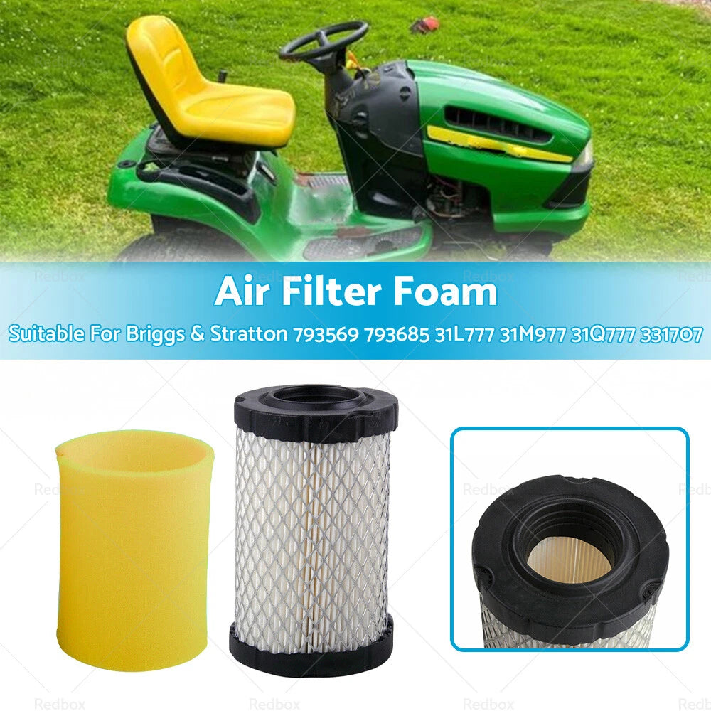 Air Filter Foam for Briggs & Stratton 793569, 31L777, 31M977, 31Q777