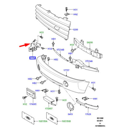 Front Bumper Mount Bracket for Land Rover Range Rover (2003-2009)