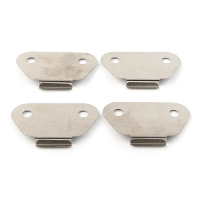 Saddlebag Lid Wear Plates 4 x Strike Plates for Harley (1993-2023)