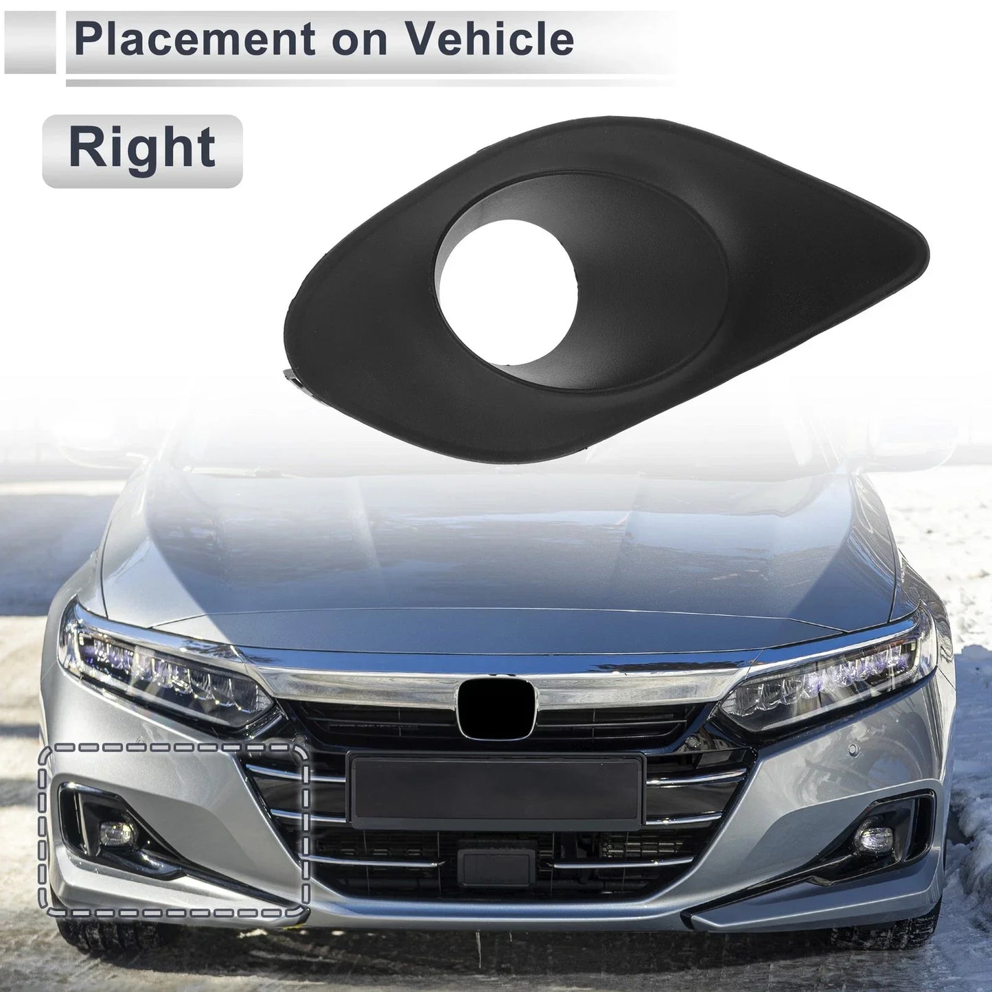 Fog Light Grill for Dodge Charger 2015-2020 (1 x)