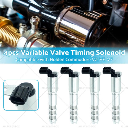 4x VVT Valve Solenoid for Holden Commodore VE VF VZ (2006-2017)