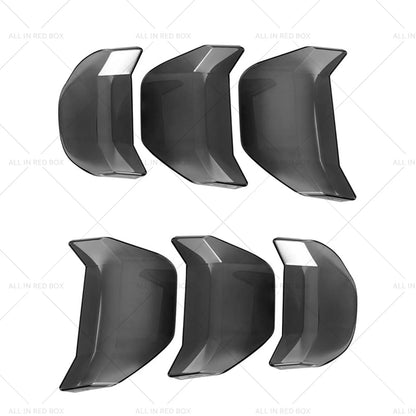 6 x Car Tail Light Lamp Cover Trim for Ford Mustang GT (2018-2022)