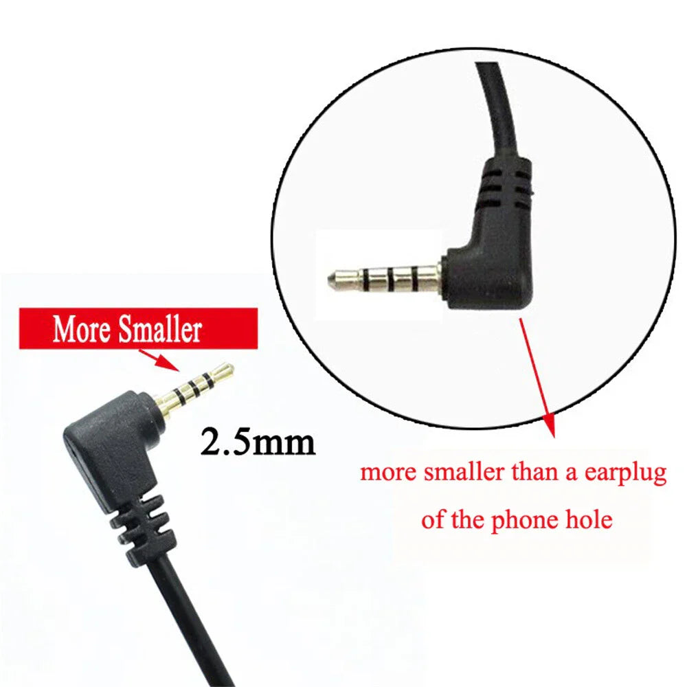 5.5m Car DVR Dash Camera Extension Cable 2.5mm Jack for Rear Camera