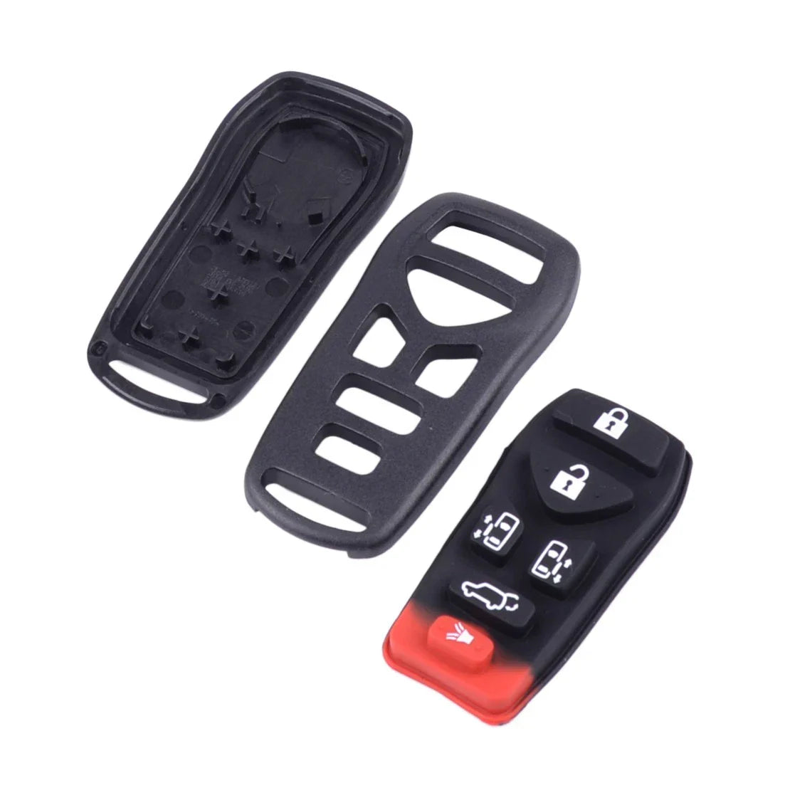 6 Button Key Shell Case Cover for Nissan Quest (2004-2009)