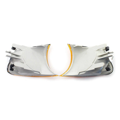 Front Turn Signal Lights with Yellow Lens for BMW E46 3-Series (2000-2001)