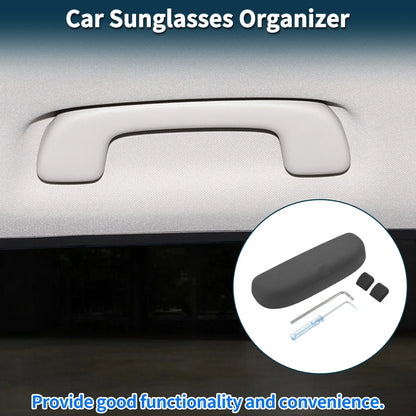 Sunglasses Case for Porsche Macan Eyeglasses Holder Storage Box Suede Black