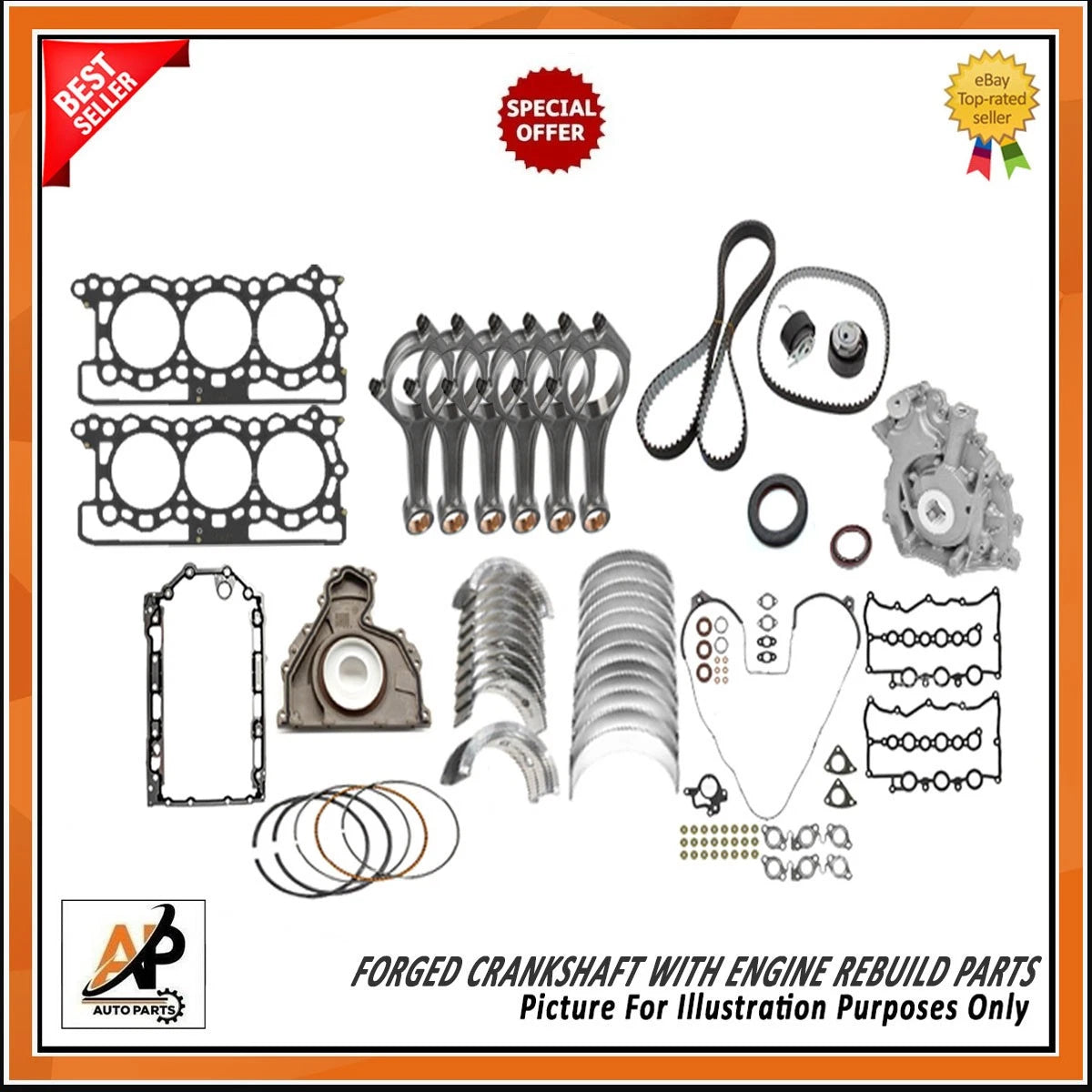 Forged Crankshaft Kit for Land Rover 306DT 3.0 Diesel (2006–2018)