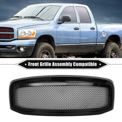 Grille Assembly for Dodge Ram 3500 2006-2009 Gloss Black