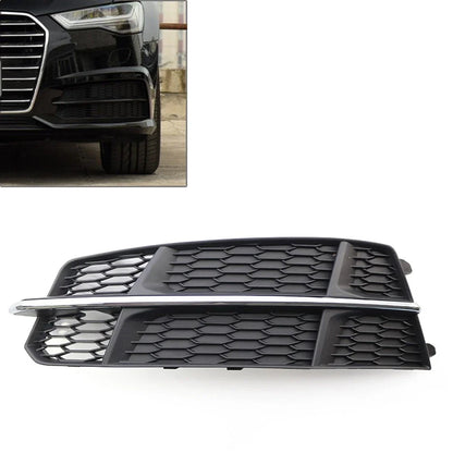 Black Chrome Front Left Bumper Grille for Audi A6 C7 (2014-2018)