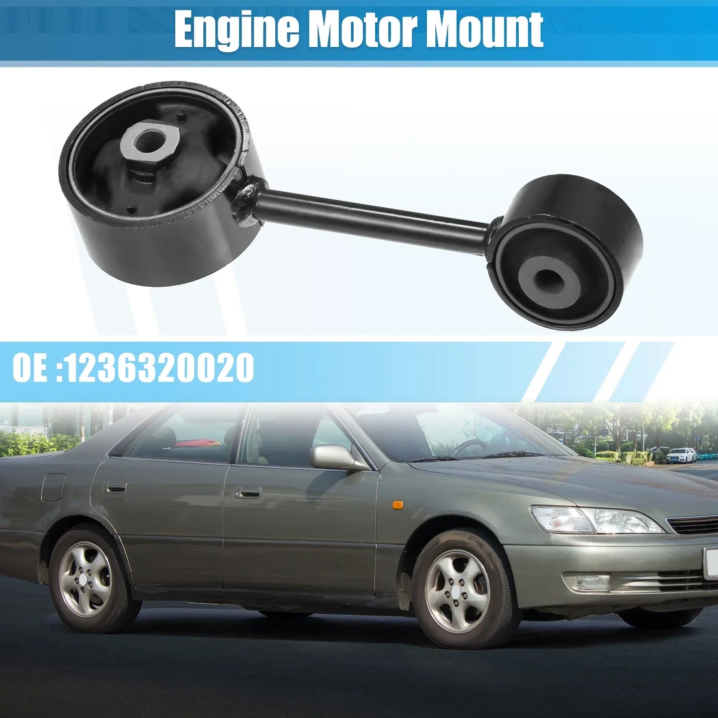 Engine Motor Mount for Lexus ES300 (1997-2001) - Durable Black Replacement