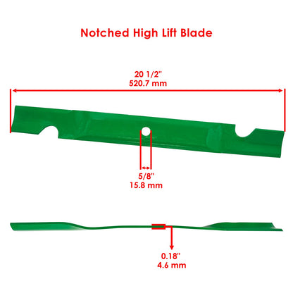 60 Inch Deck Blade with Bolt for Exmark FMD604 (2000–2005)