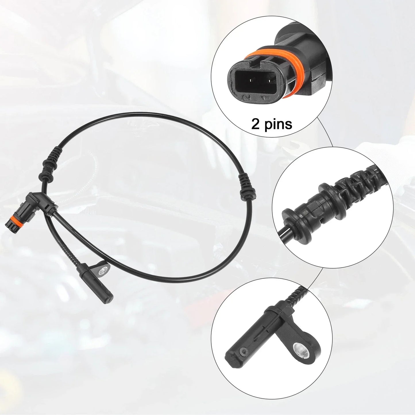 ABS Sensor for Mercedes-Benz C300 2008-2011 (2 x Front Left Right)