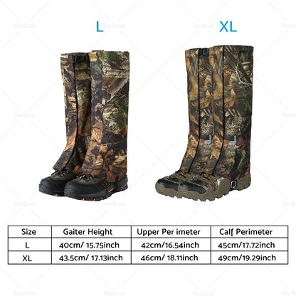 Anti-Bite Mosquito Gaiters for Outdoor Hiking & Hunting Boots