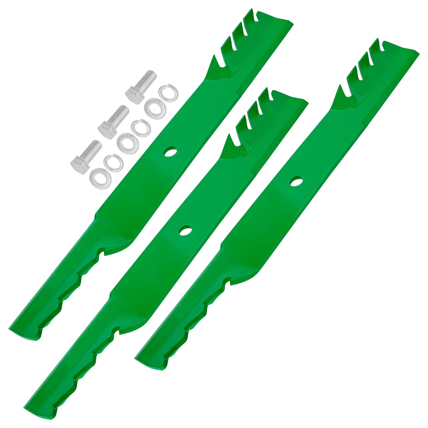 Deck Gator Blades with Bolts Replacement for Bad Boy Maverick HD (2019–2025)