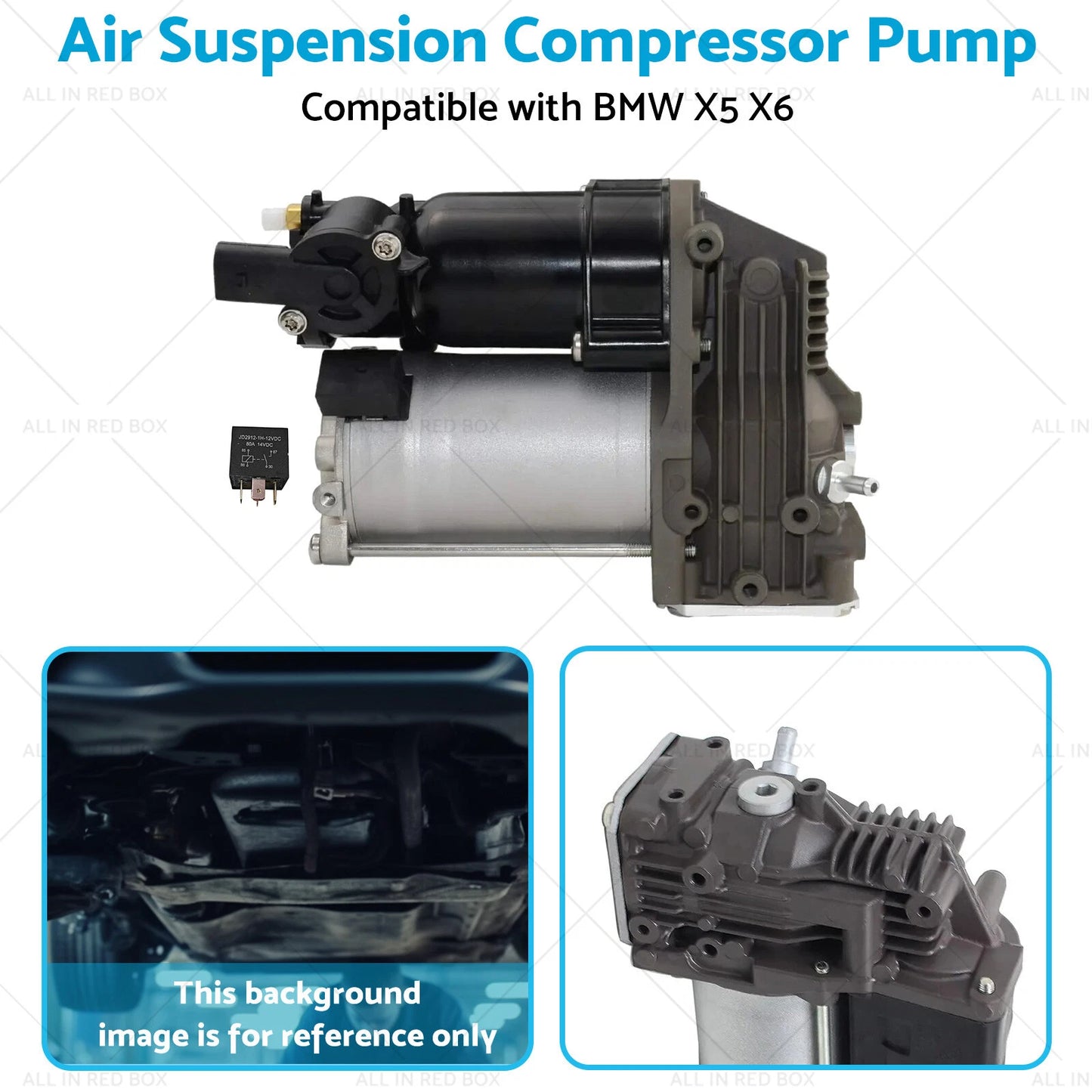 Air Suspension Compressor Pump for BMW X5 E70, X6 E71, E72 (2007-2013)