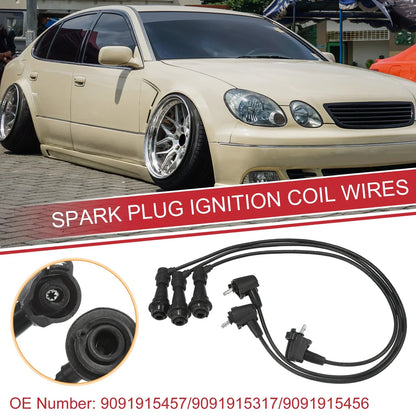3 x Spark Plug Wire Ignition Coil Cables for Lexus GS300 IS300 (2001-2005)