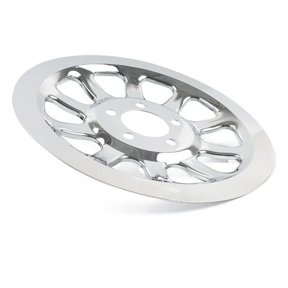 Chrome Outer Rear Pulley Cover Insert for Harley Softail Fat Boy (07-17)