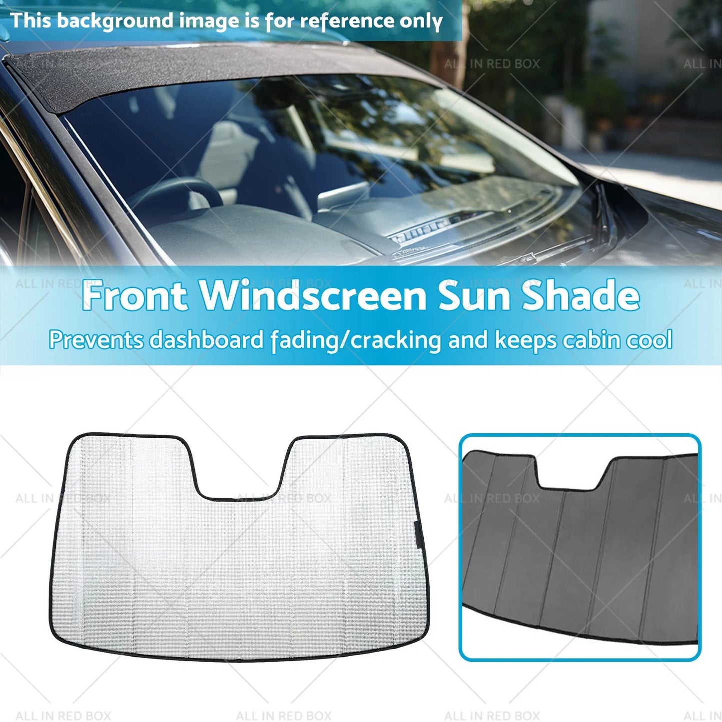 Front Windscreen Sun Shade for Ford Mondeo Fusion Sedan Liftback (13-22)