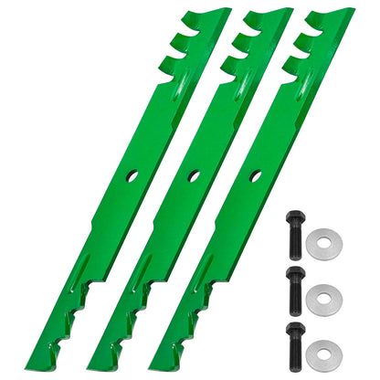 2 Deck Blade Replacement with Bolts for Toro Z450 Z453 Z500 (2007–2009)