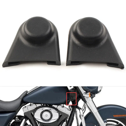 Black Rubber Waterproof Screw Nut Bolt Covers for Harley Touring Motorcycle