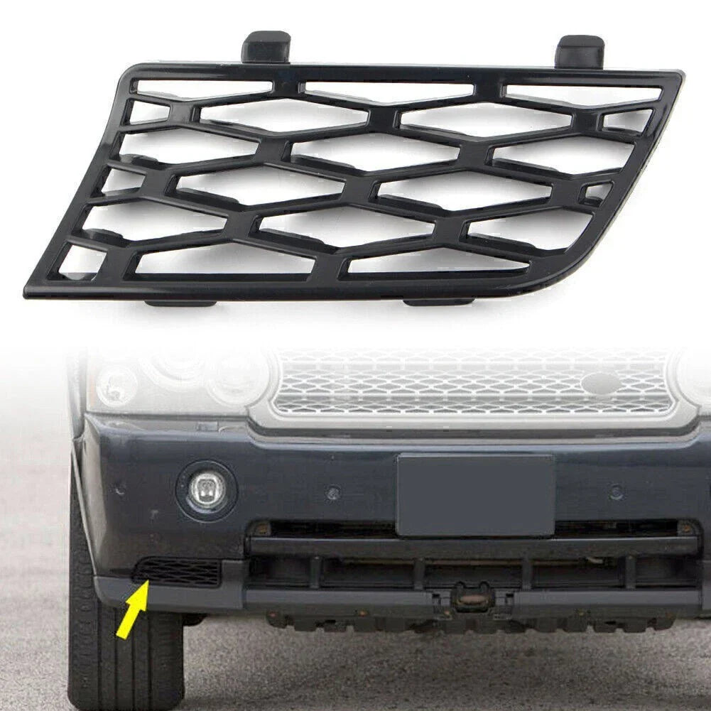 Front Right Bumper Vent Grill Cover for Range Rover 2006-2009 Black
