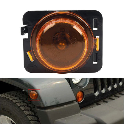 Right Side Marker Turn Signal Light for Jeep Wrangler JK (2007-2018)