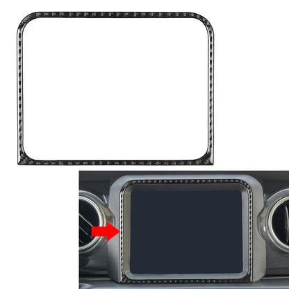 GPS Navigation Panel Cover Trim for Jeep Wrangler JL Gladiator JT (2018-2023)