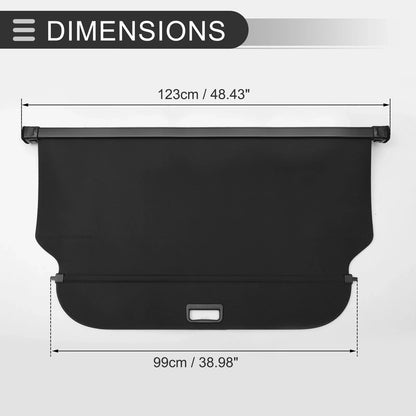 Retractable Cargo Cover for Lexus CT200h Rear Trunk Parcel Shelf (2011-2017)