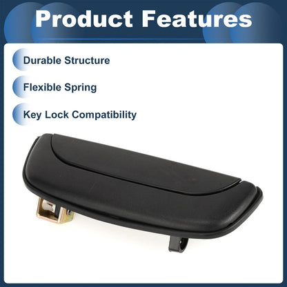 Front Left Exterior Door Handle for Hyundai PORTER (1993-1997) - Black, 1 Pcs