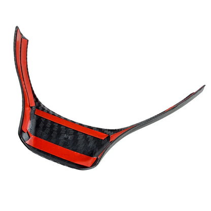Carbon Fiber Steering Wheel Trim Cover for BMW 5 7 Series (2010-2020)
