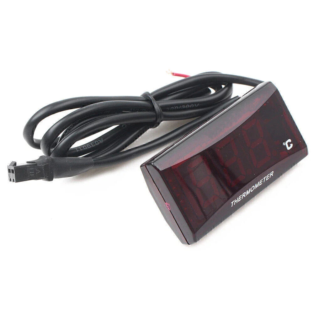 LED Digital Water Temp Gauge Meter for Racing Scooter Motor