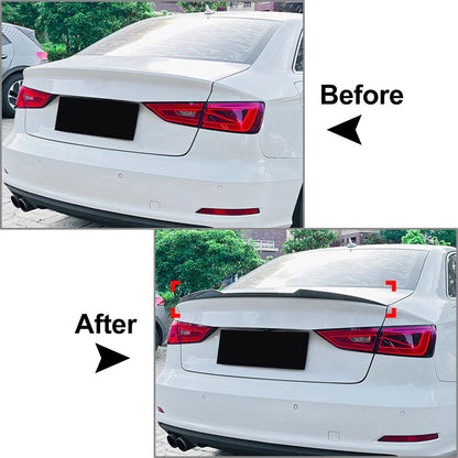 Tail Wing Rear Trunk Spoiler for Audi A3 S3 RS3 8V Sedan (2014-2020)