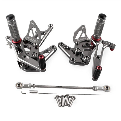 Grey Rearset Foot Pegs for Suzuki Hayabusa GSX1300R (1999-2020)