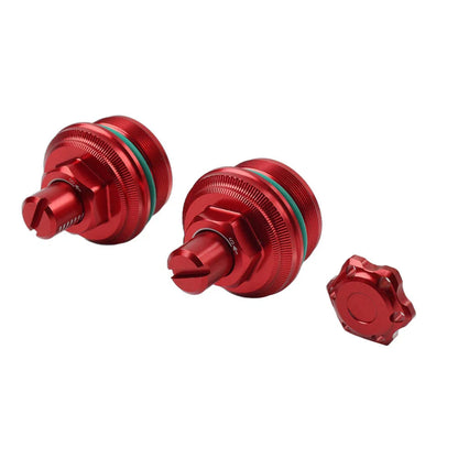Red Adjuster Fork Bolt Cap Screw for Yamaha YZF-R3 MT-03 (2019-2023)