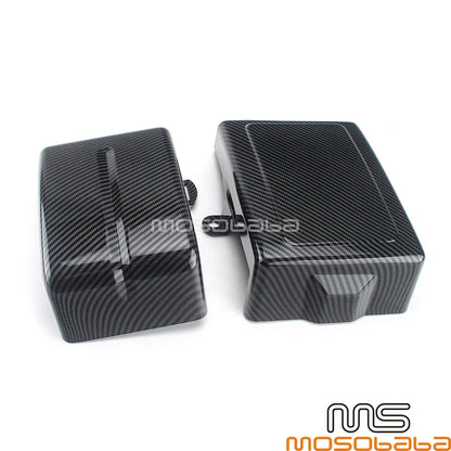 Carbon Side Battery Fairing Cover for Harley Dyna Fat Bob FXDF (2006-2017)