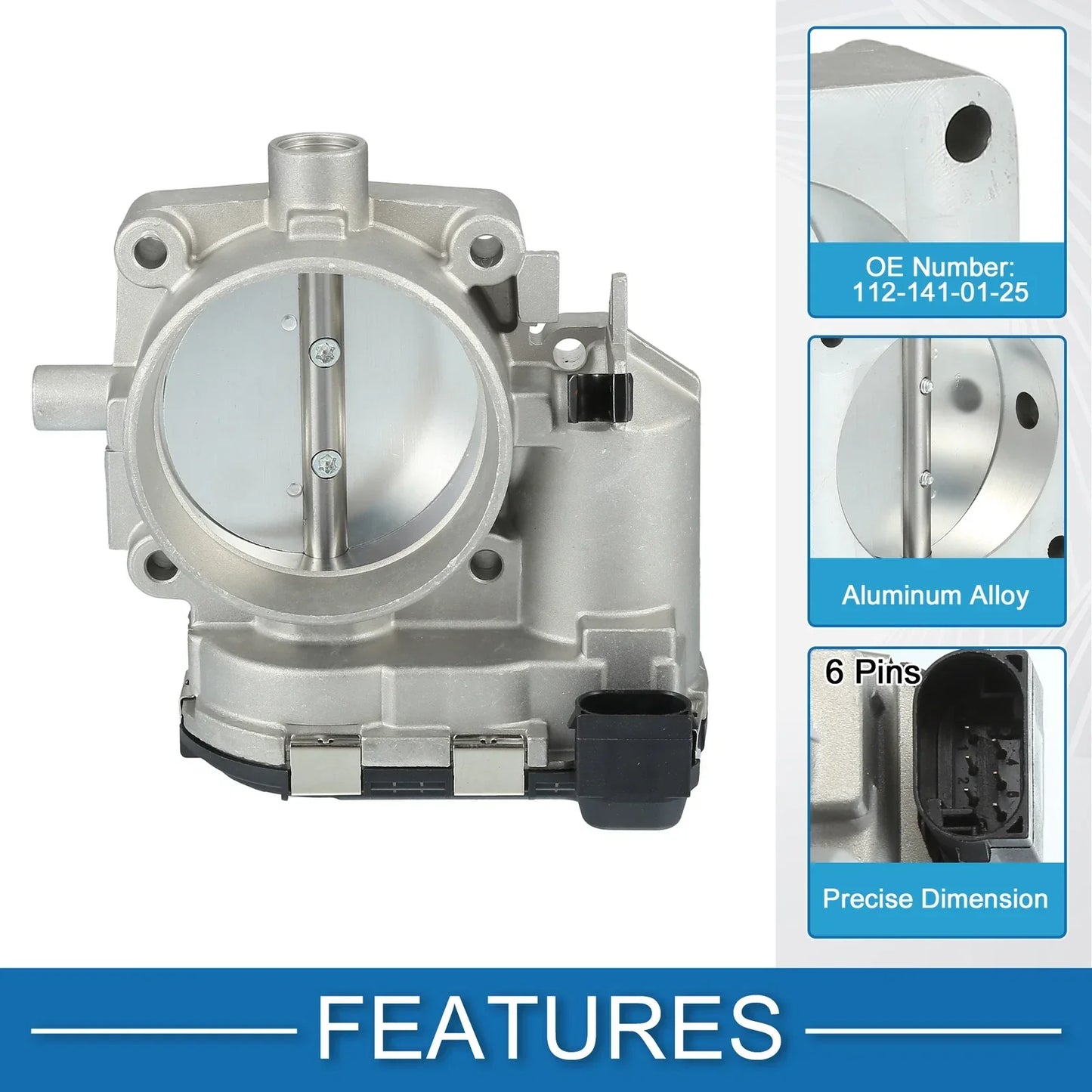 Throttle Body Actuator for Mercedes-Benz C 240 2.6L (2001-2005)