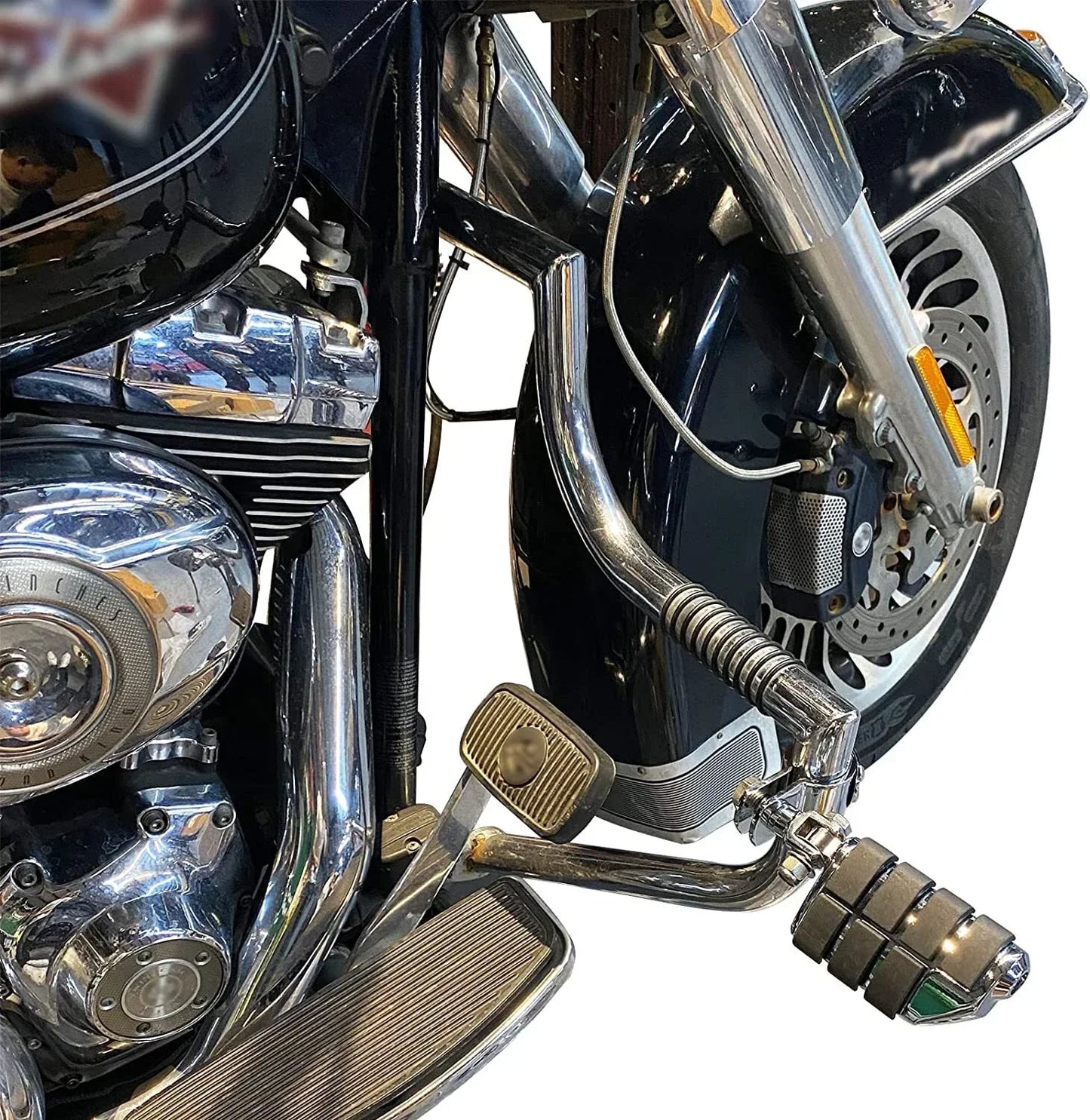Chrome Foot Pegs Footrests for Harley Softail (1984-2020)