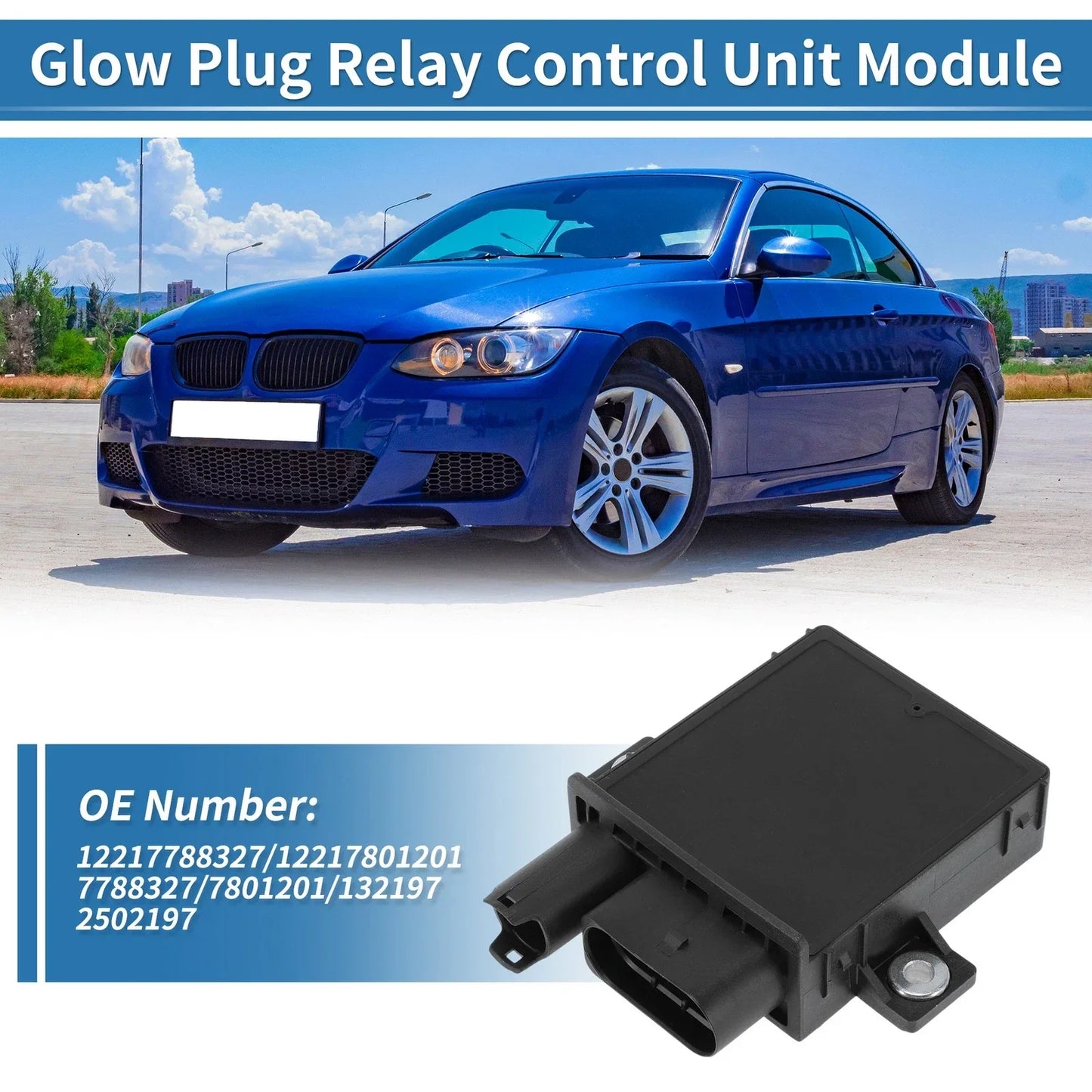 Glow Plug Relay Control Module for BMW E90 325d 335d 3.0 (2006-2010)
