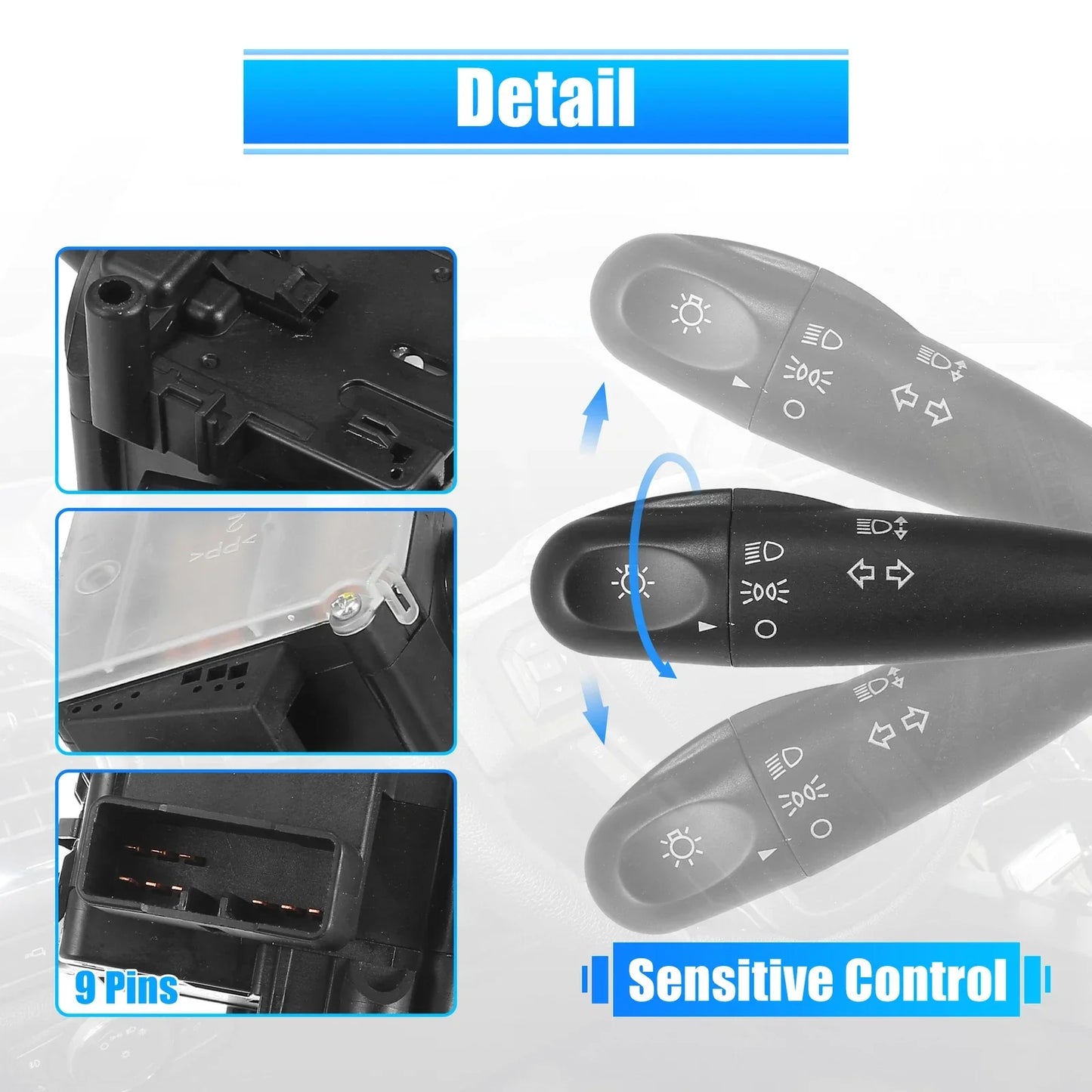 Multifunction Turn Signal Wiper Switch for Hyundai i10 (2008-2017)