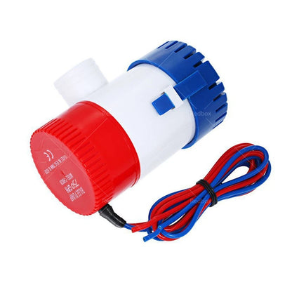 12V 750GPH Electric Water Pump for Marine Yacht Boat Submersible Bilge