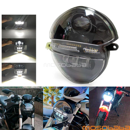 LED Headlight for Ducati Monster 695 696 795 796 1100 1100S EVO (2006-2014)