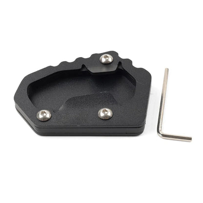 Black Side Stand Enlarge Kickstand Pad for BMW R1300GS (2023-2025)