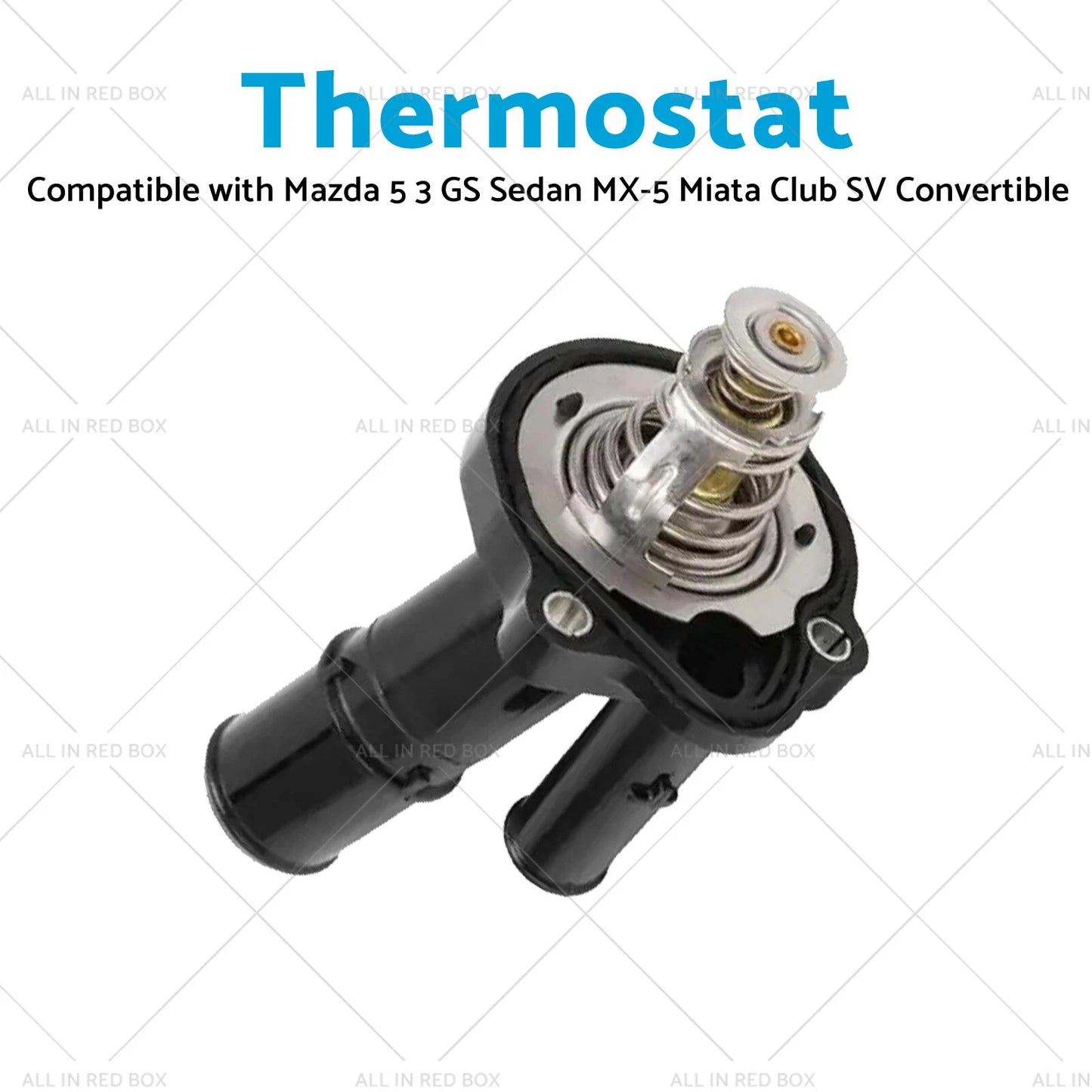 Thermostat for Mazda 5 3 GS Sedan MX-5 Miata Club SV Convertible (2007-2009)