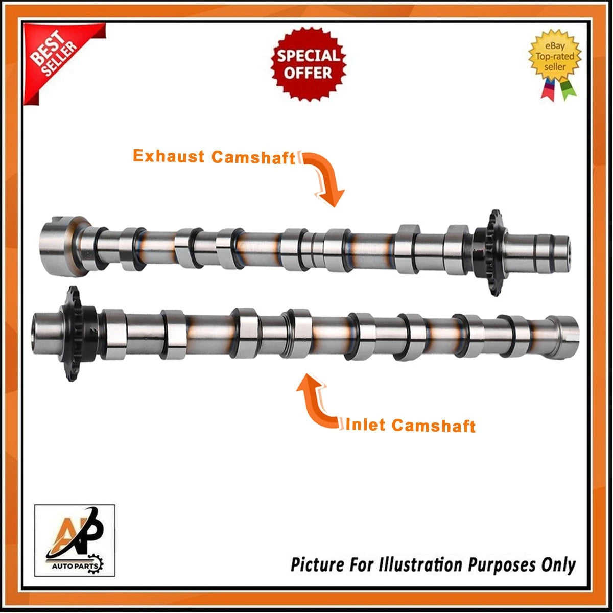 Cylinder Head Bare Replacement with 2x Camshafts for Citroen Relay (2007–2013)