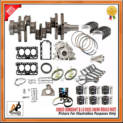 Forged Crankshaft Diesel Engine Rebuild Kit for Land Rover Range Rover (1996–2002)