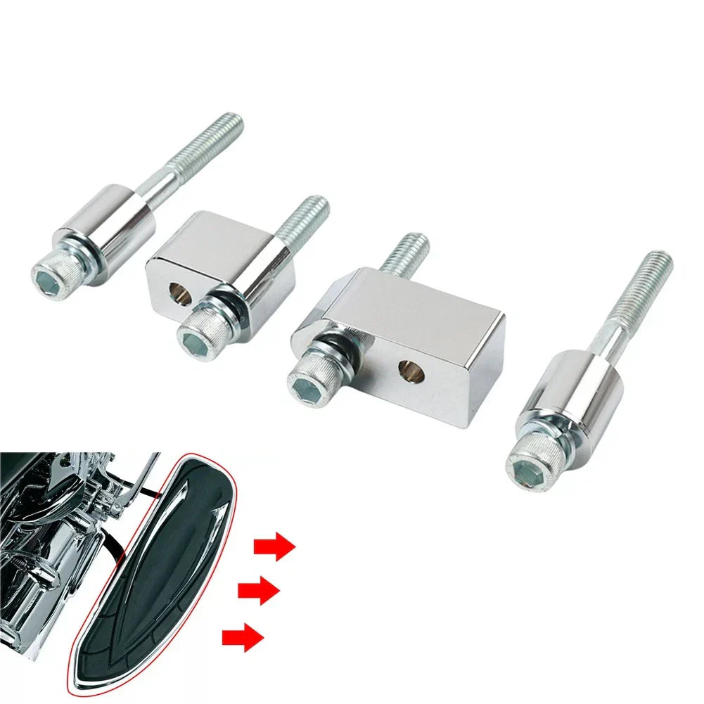1" Driver Floorboard Extenders for Harley Road Electra Street Glide (2006-2023)