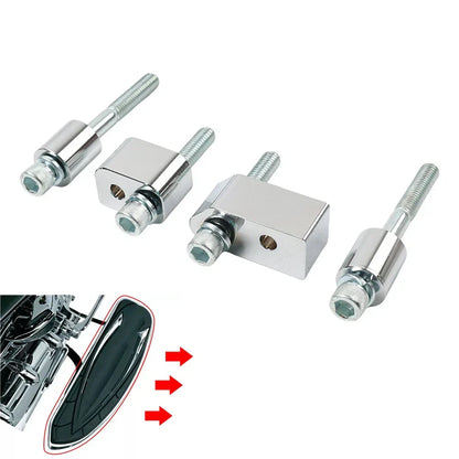 1" Driver Floorboard Extenders for Harley Road Electra Street Glide (2006-2023)
